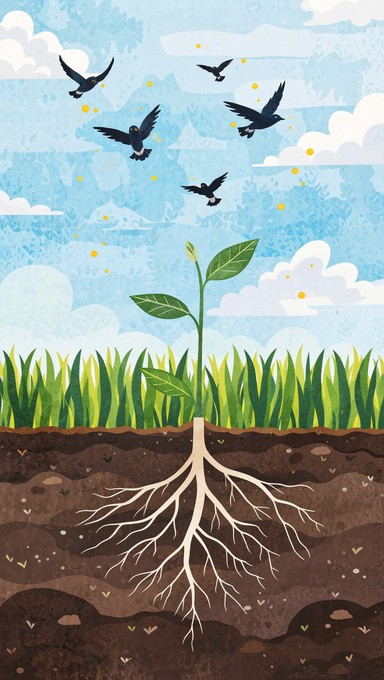 Free Roots Become Wings Photo - Roots, Birds, Seedling | Download at ...