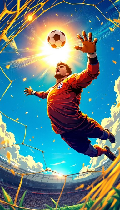 Explosive Goalkeeper Free Goalkeeper Heroic Save Image - Goalkeeper, Soccer, Football ...