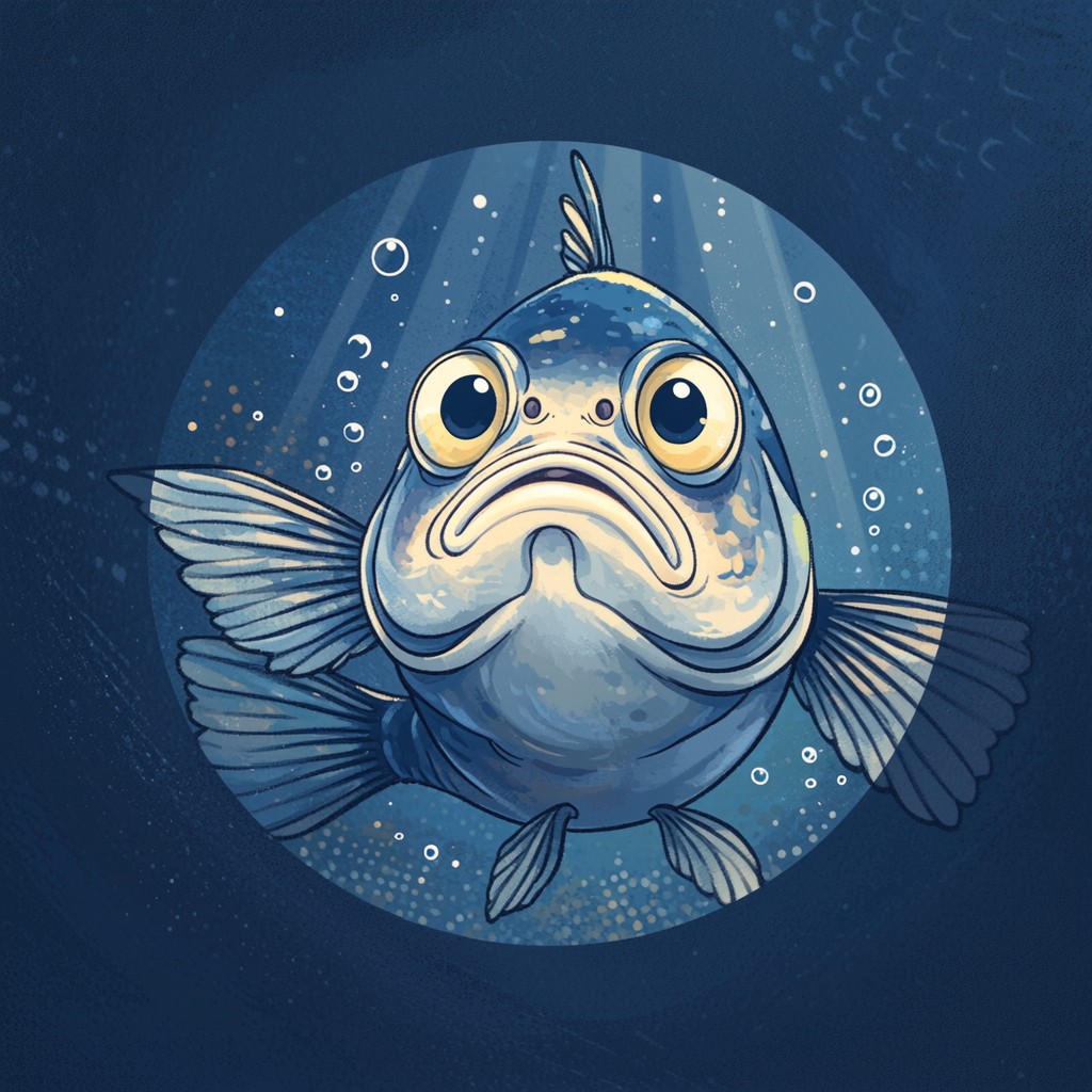Free Melancholic Blue Fish Image - Fish, Anime, Manga | Download at ...