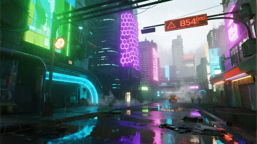 Free Neon Toxic Metropolis Image - Dystopian, Cyberpunk, Neon ...