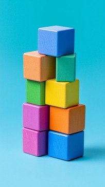 Free Colorful building blocks Image - Blocks, Colorful, Wooden ...