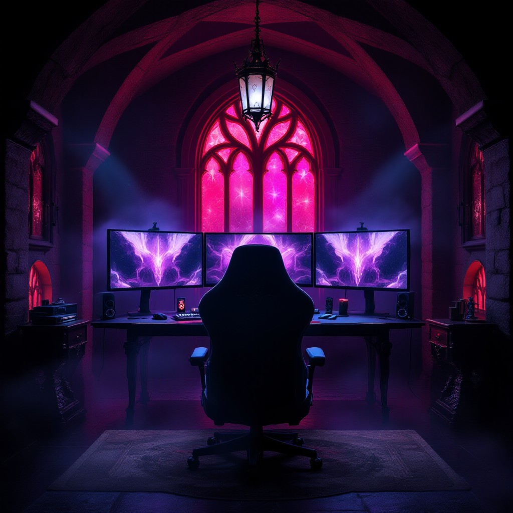 Rustic Gamer Picures Free Gothic Gamer's Sanctuary Image - Gothic, Gaming, Purple | Download ...