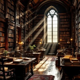 Free Sacred Library Light Image - Library, Gothic, Sunbeams | Download ...