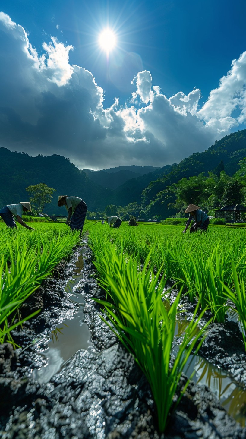 Sunny Rice Free Sunny Rice Planting Image - Rice, Farming, Sunlight | Download at ...