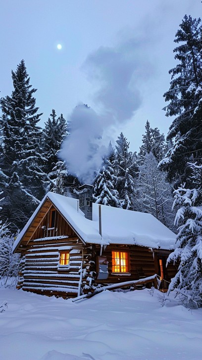 Free Cozy winter cabin Image - Winter, Cabin, Snow | Download at StockCake