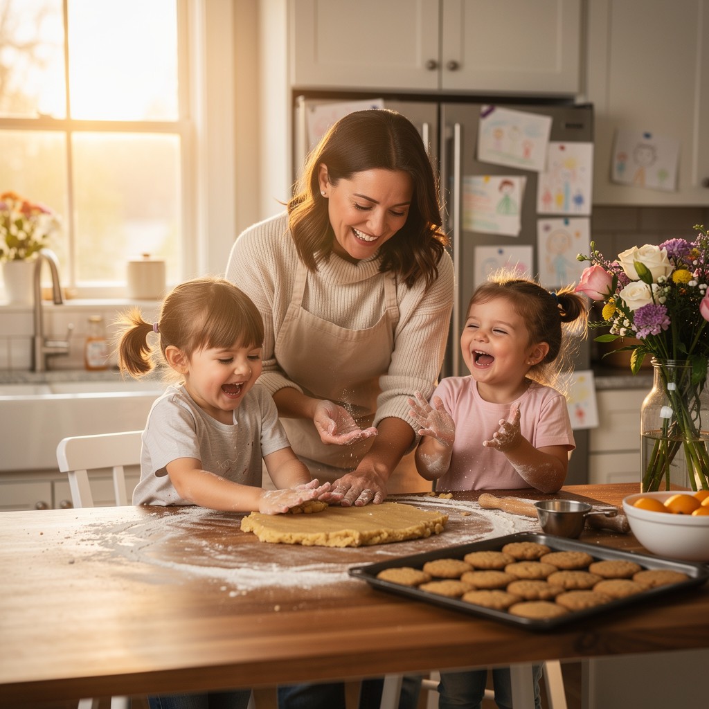 Free Family Baking Together Image - Family, Mother, Children | Download ...