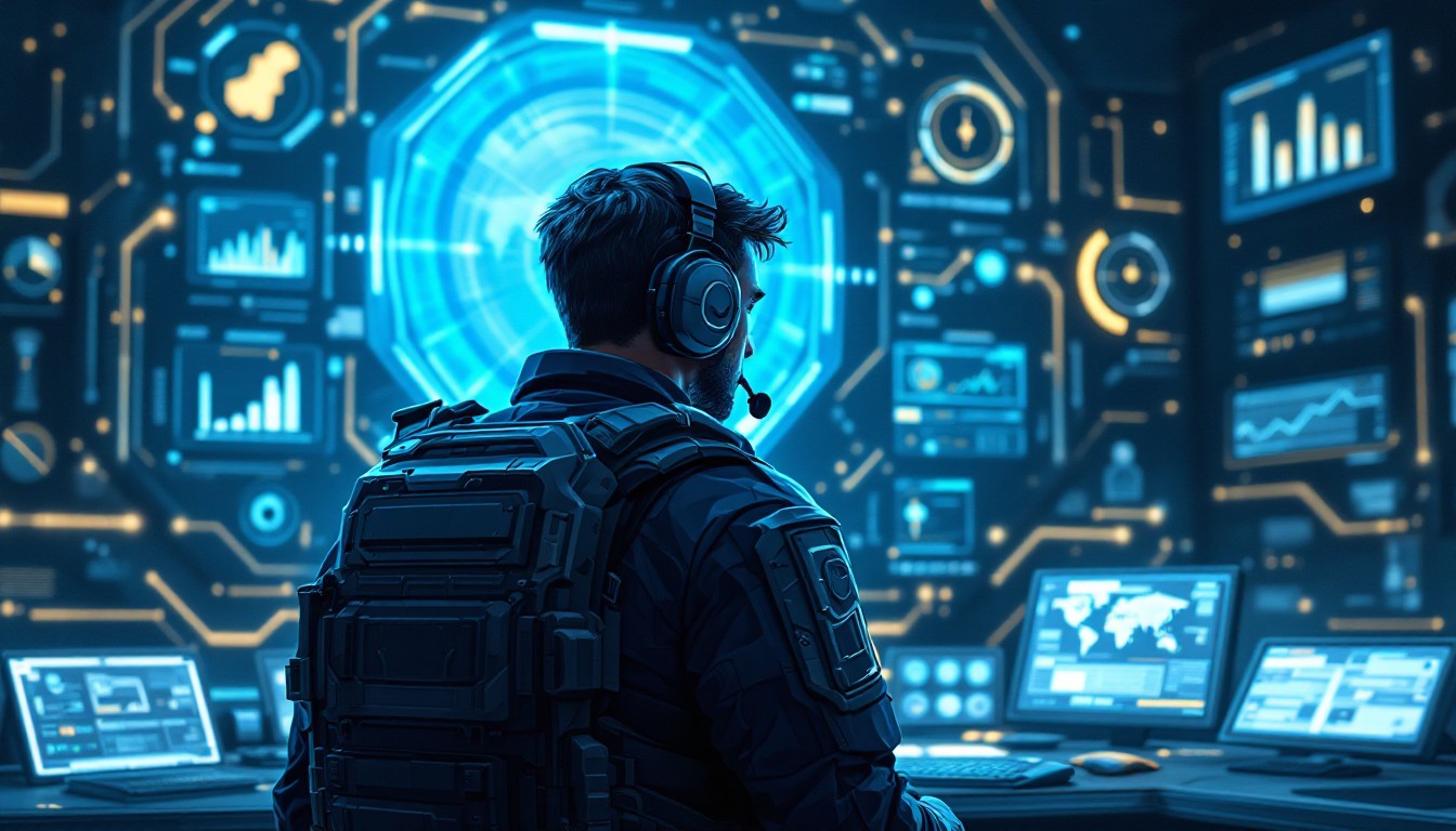 Free Digital Command Center Image - Tactical, Holographic, Futuristic ...