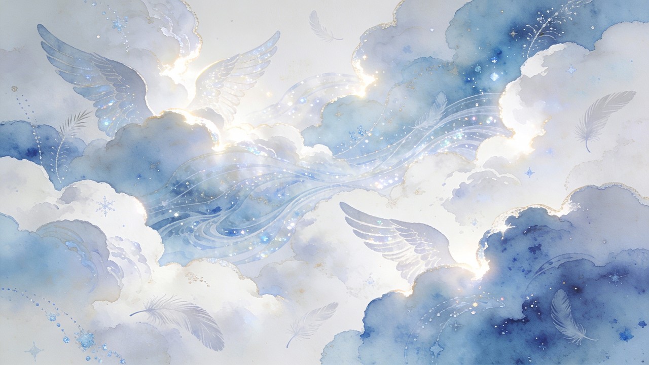 Free Heavenly Cloud Wings Image - Watercolor, Clouds, Wings | Download ...