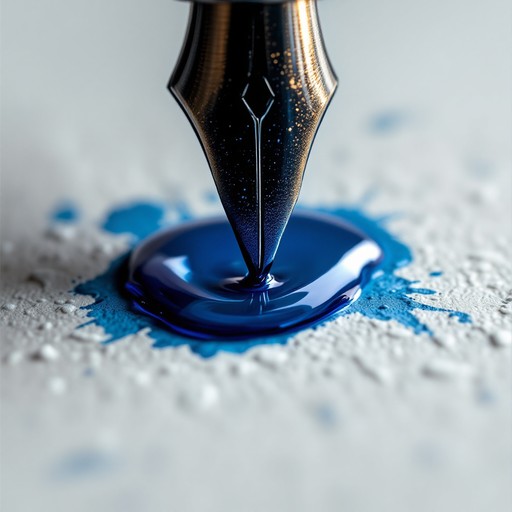 Free Ink Meets Paper Image - Pen, Ink, Blue | Download at StockCake
