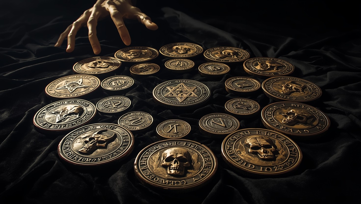 Occult Coin Free Cursed Gaming Coins Image - Coins, Gothic, Occult | Download at ...