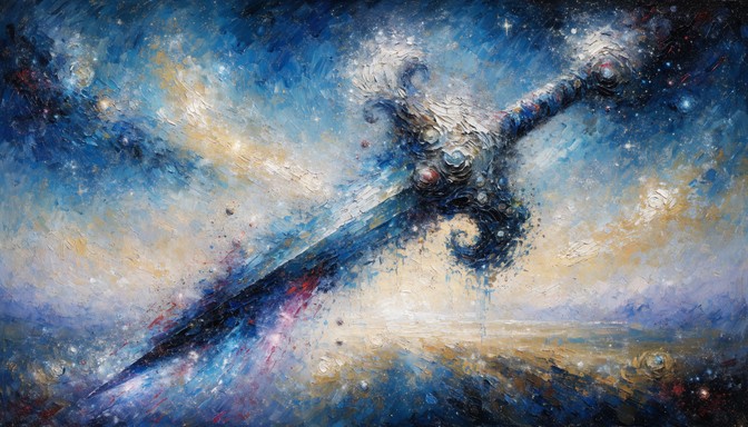 Free Cosmic Sword Painting Image - Sword, Cosmic, Space | Download at ...