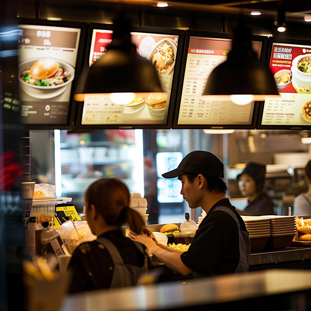 Fast Food Provider Free Fast Food Service Image - Restaurant, Fast Food, Worker | Download ...