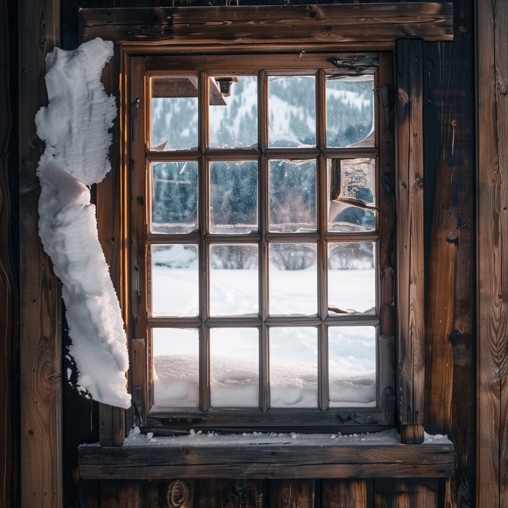 Free Snowy Window View Image - Winter, Window, Snow | Download at StockCake