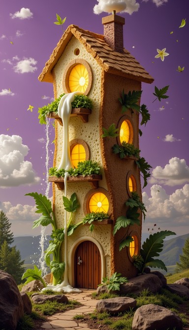Magic Sandwhich Free Magical Sandwich Tower Image - Whimsical, Fantasy, Sandwich ...