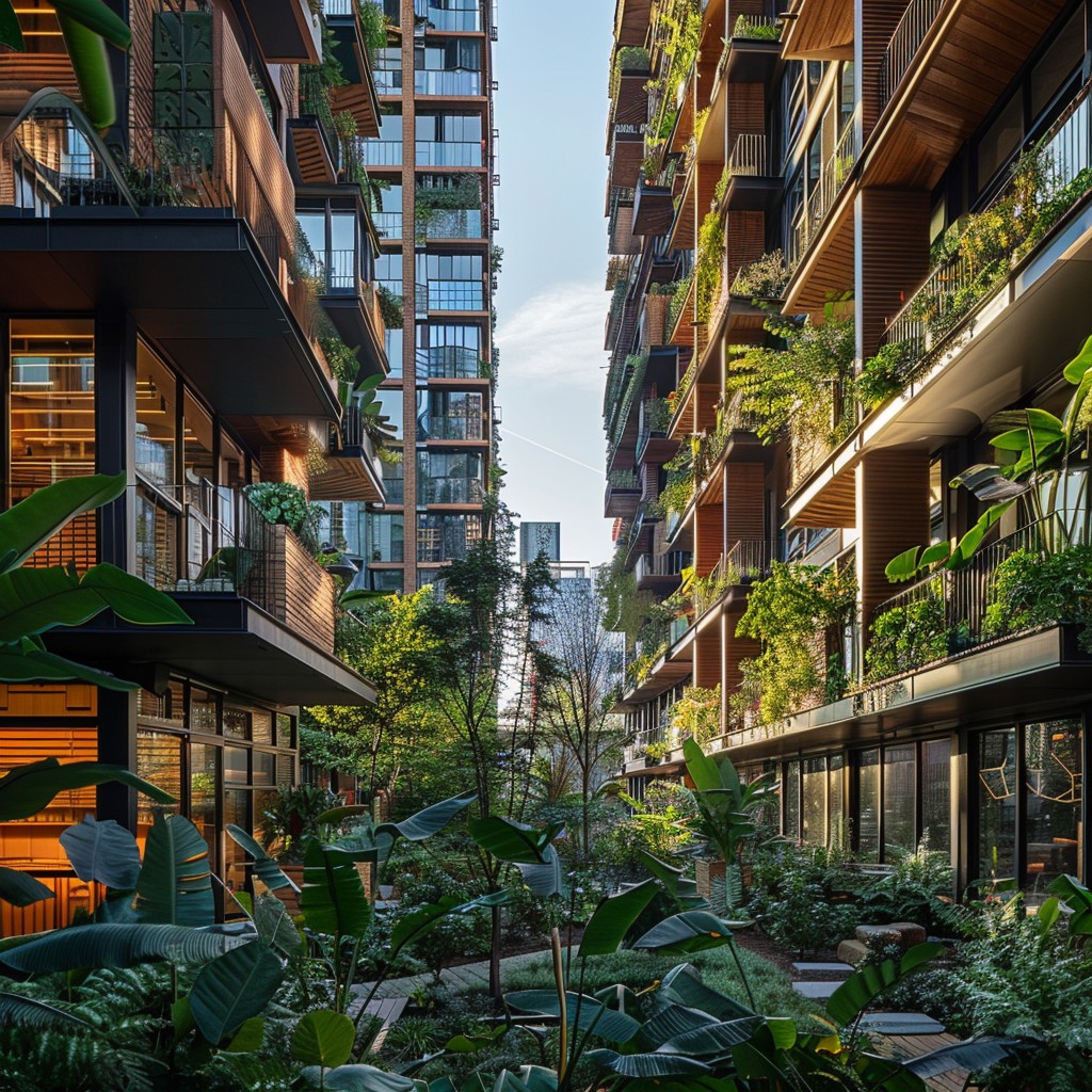 Free Urban Green Oasis Image - Urban, Greenery, Architecture | Download ...