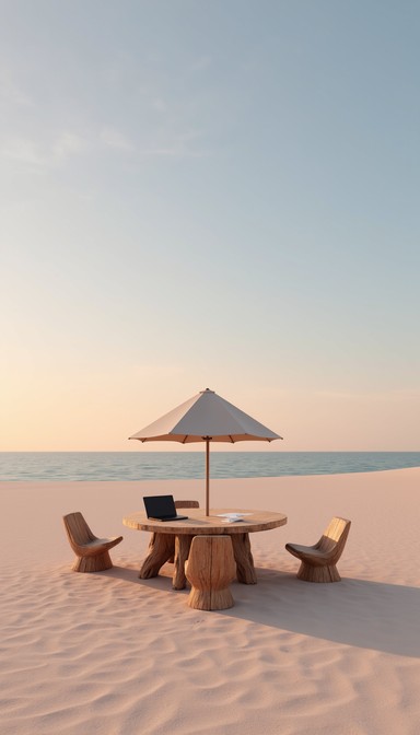 Simple Beachside Free Beachside workstation paradise Image - Beach, Sunset, Sand ...