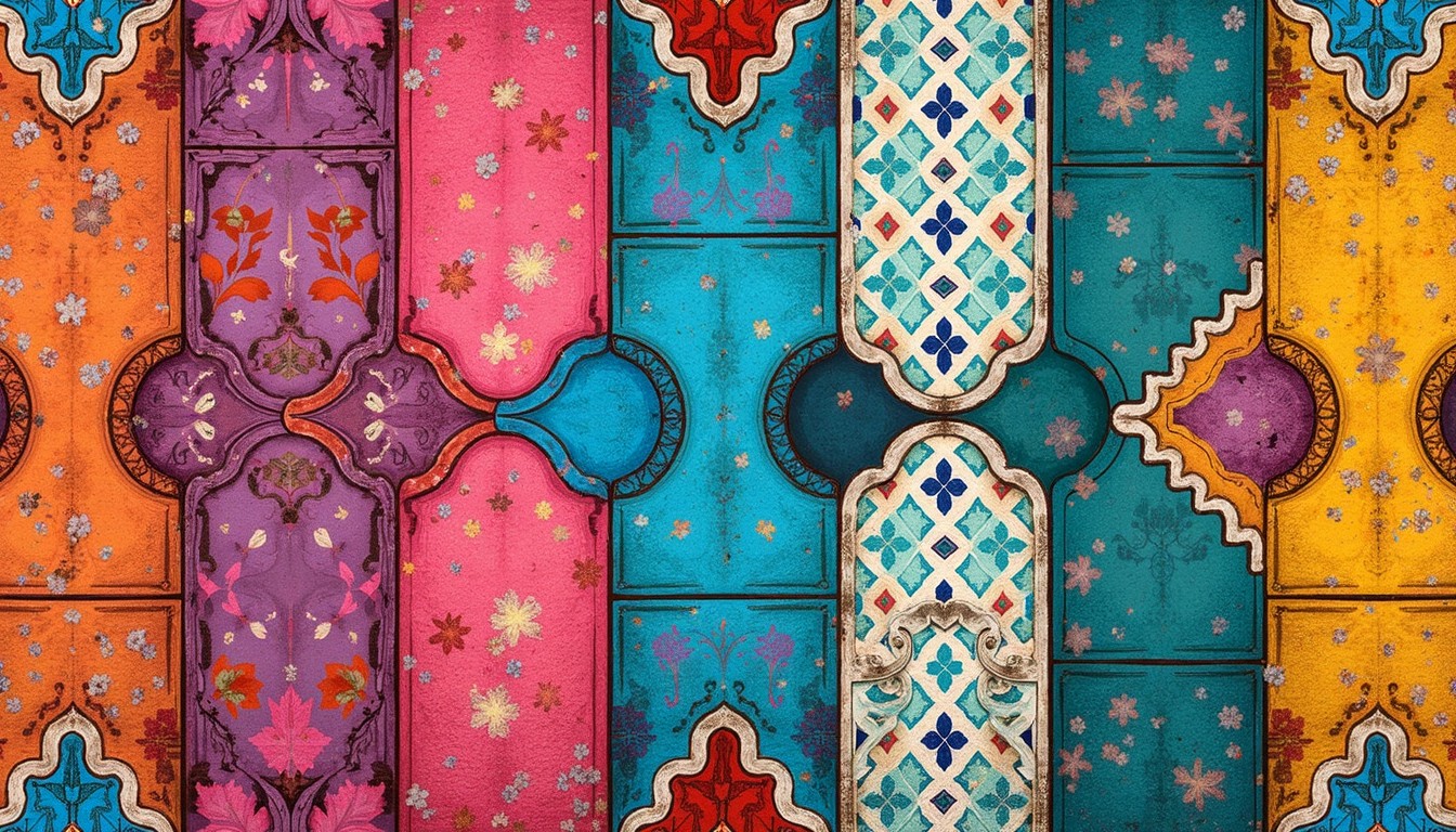 Free Colorful Cultural Textures Image - Vibrant, Pattern, Mosaic ...