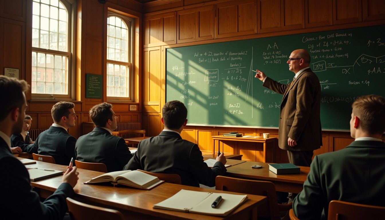 Classce Image Free Classical education scene Image - Classroom, Education, Chalkboard ...