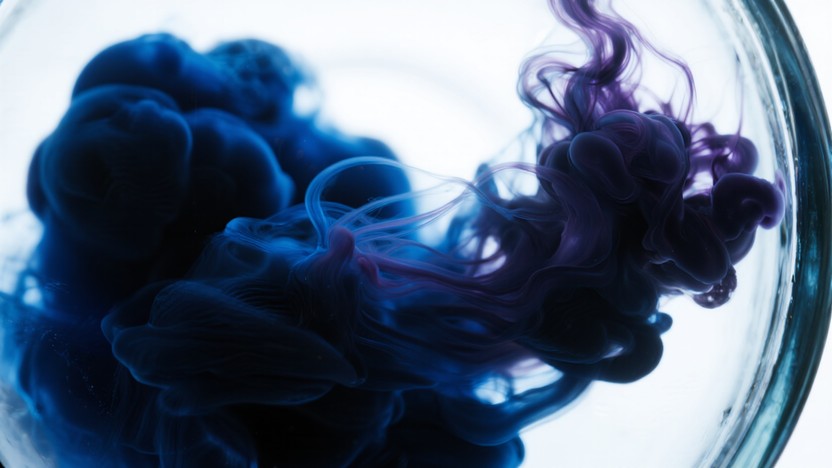 Free Indigo Fluid Art Image - Blue, Liquid, Splash | Download at StockCake