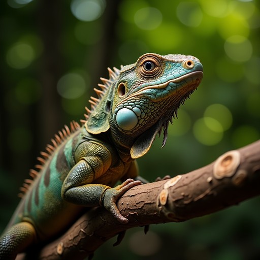 Free Emerald Iguana Portrait Image - Iguana, Reptile, Lizard | Download ...