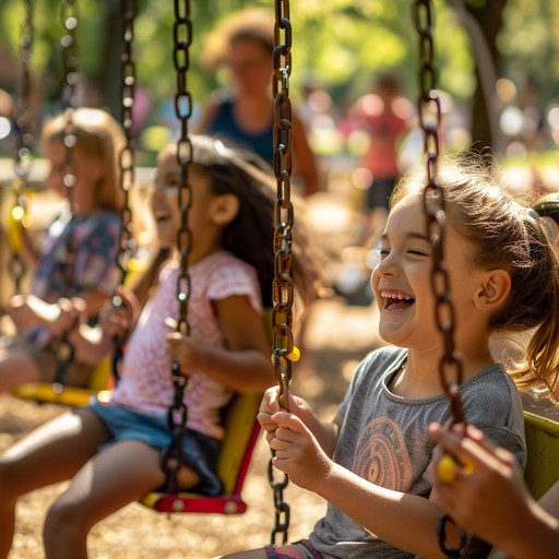 Free Joyful Swing Ride Image - Children, Playground, Swings | Download ...