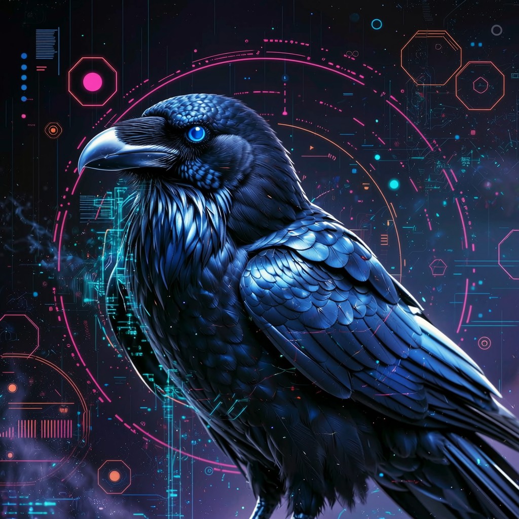 Free Cybernetic Raven Transformation Image - Raven, Cyberpunk ...