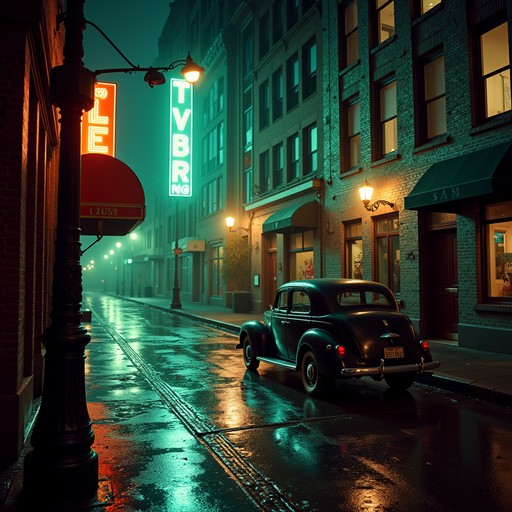 Free Rainy Noir Night Image - Rainy, Noir, Vintage | Download at StockCake