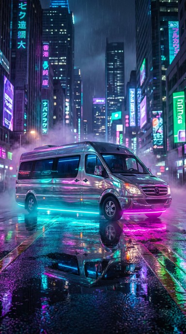 Free Neon Luxury Limo Image - Cyberpunk, Limousine, Neon | Download at ...