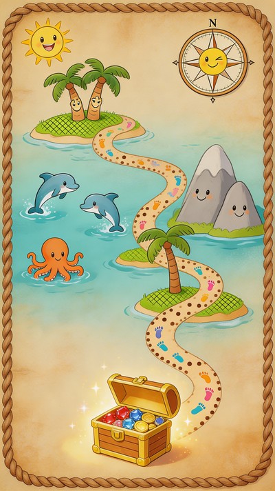 Free Treasure Map Adventure Image - Treasure, Map, Illustration ...