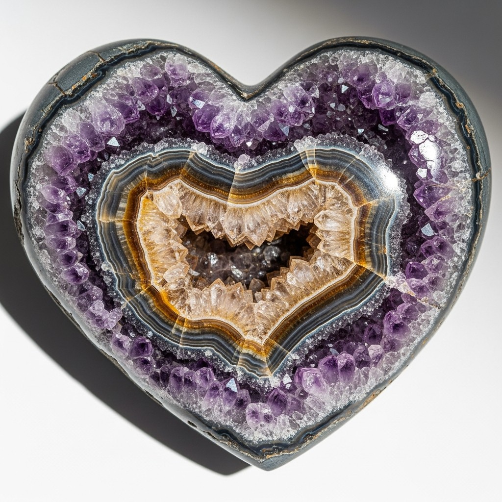 Geode Heart Free Heart Crystal Geode Photo - Geode, Crystal, Amethyst | Download at ...