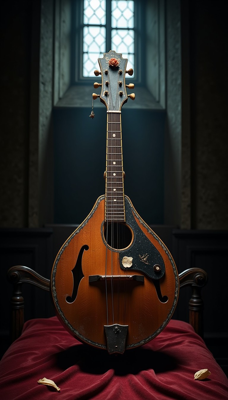 Free Gothic mandolin illuminated Image - Mandolin, Gothic, Vintage ...
