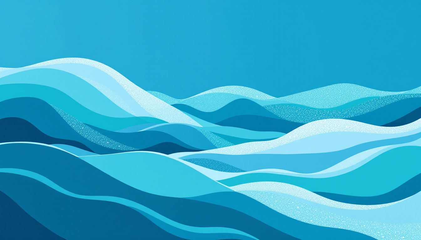 Turquoise Solid Color Wave Design Free Turquoise Waves Crystallized Image - Turquoise, Waves, Geometric ...