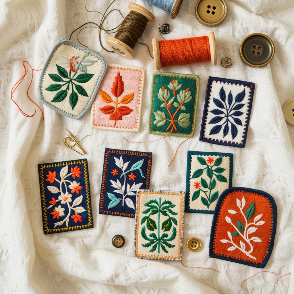 Free Embroidered Patch Collection Image - Embroidery, Patches, Handmade ...