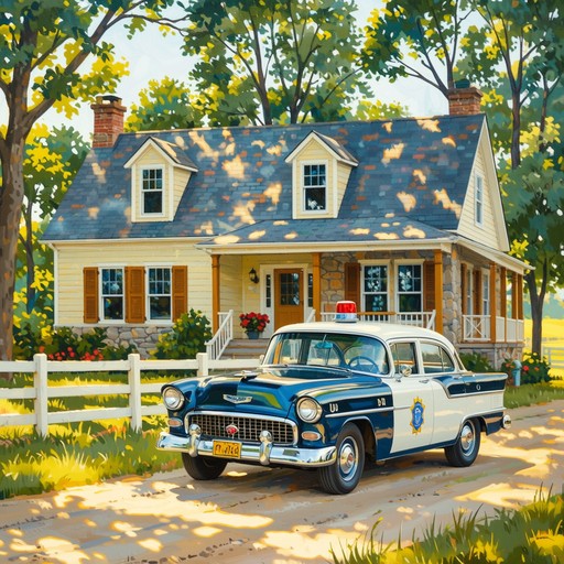 Free Rural Police Patrol Image - Police, Vintage, Car | Download at ...