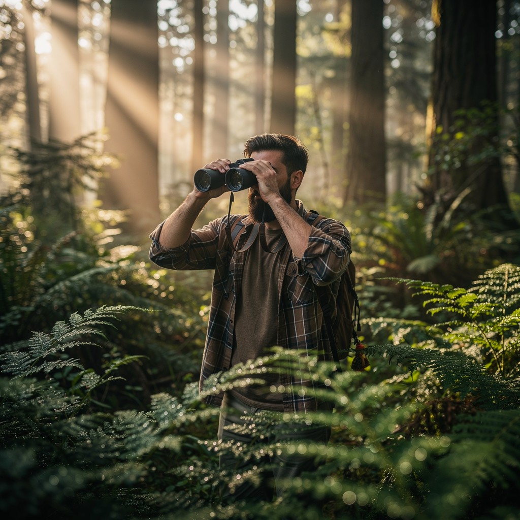Forest Explorer Model Free Forest Explorer Watching Image - Adventure, Binoculars ...