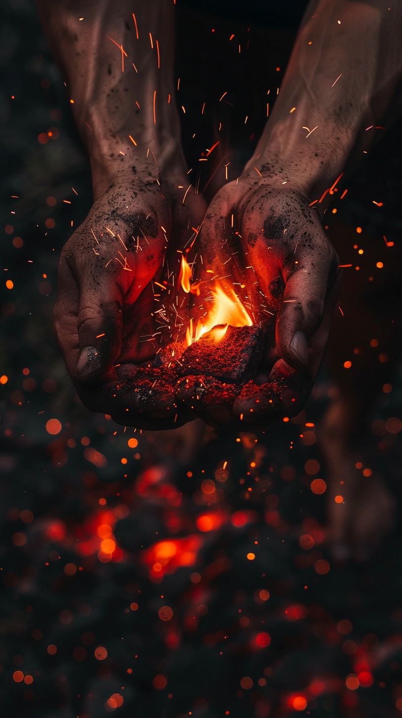 Fire Hand Stock Image Free Mystical Fire Hands Image - Fire, Hands, Sparks | Download at ...