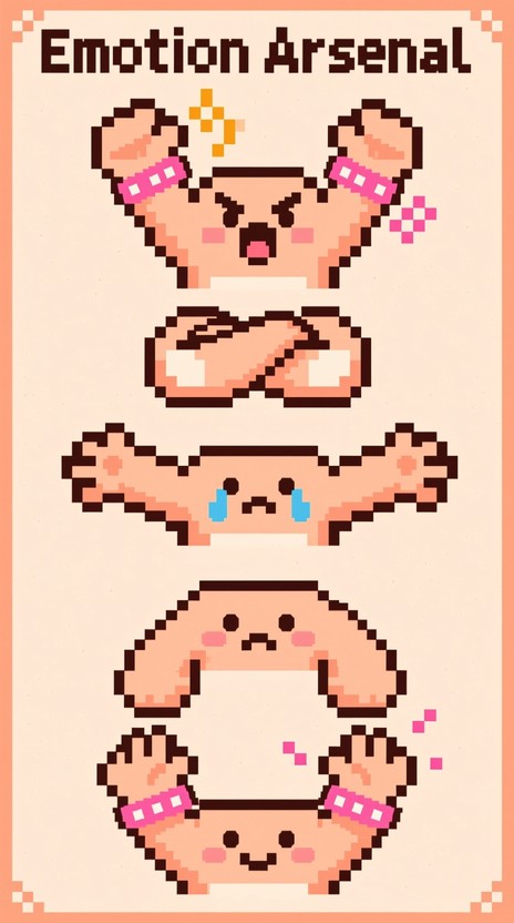 Free Pixel Emotion Expressions Photo - Pixel, Art, Retro | Download at ...