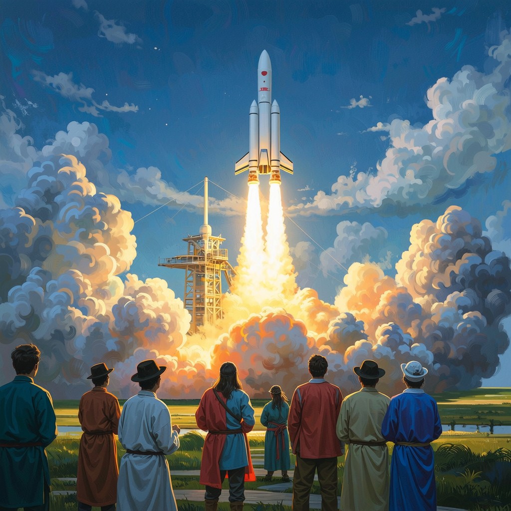 Free Rocket Launch Ceremony Image - Rocket, Launch, Spectators ...