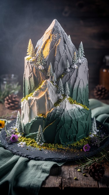 Download Mountain Cake Landscape Stock Images for Free | StockCake