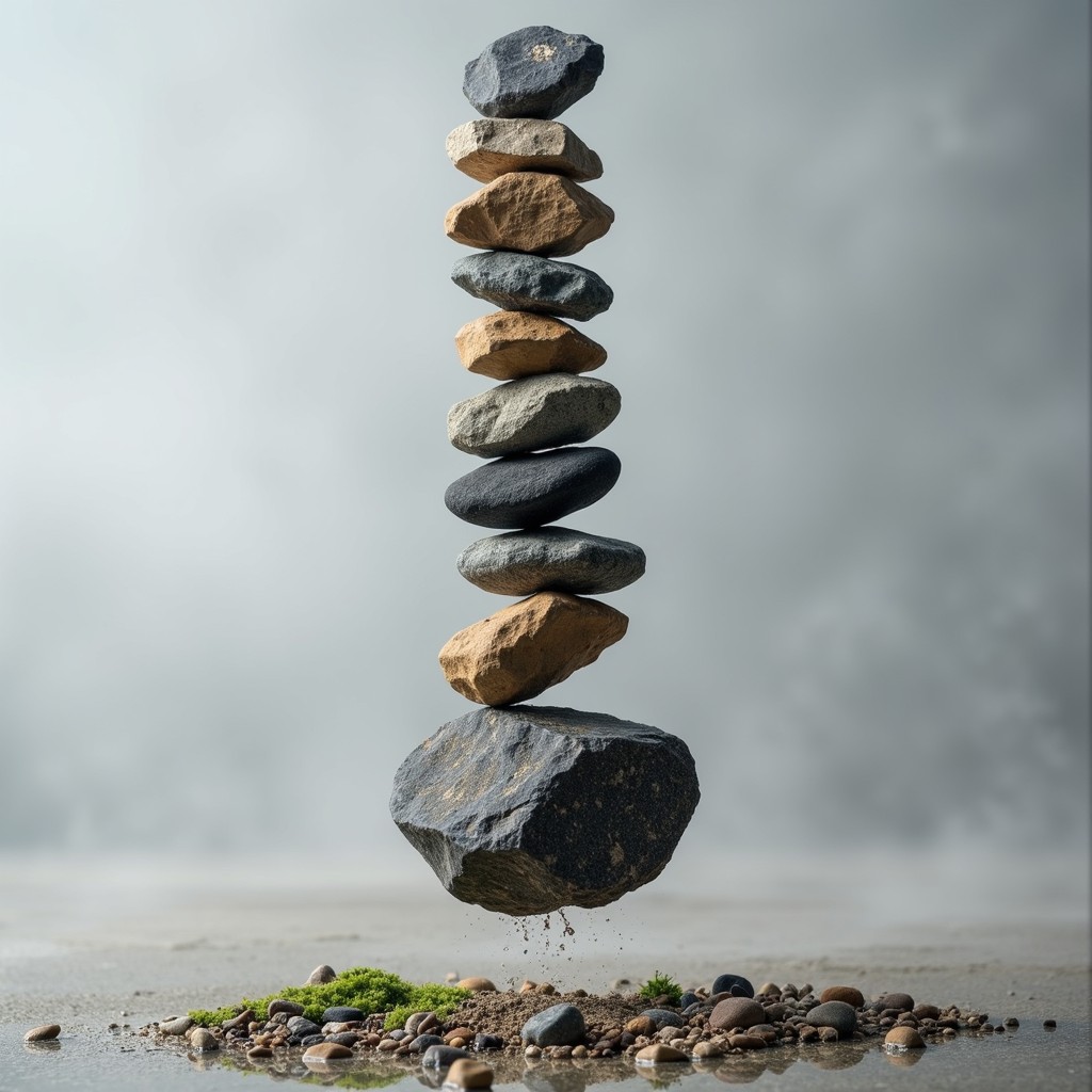 Real Levitating Rocks Free Balanced Stone Spiral Image - Balance, Stones, Levitation ...
