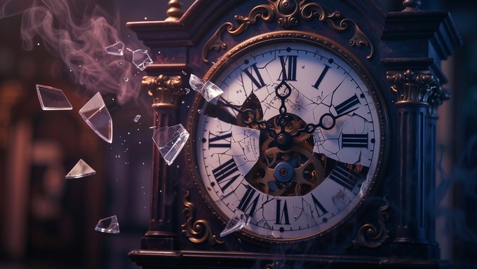 Shattered Time Free Shattered Time Explodes Image - Clock, Time, Shattered | Download ...