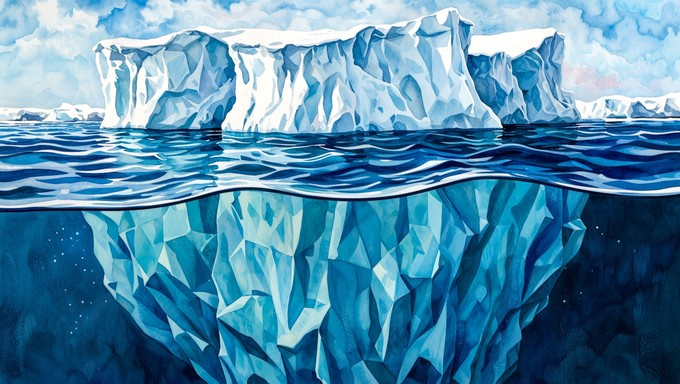 Free Low-Poly Frozen Depth Image | Download at StockCake