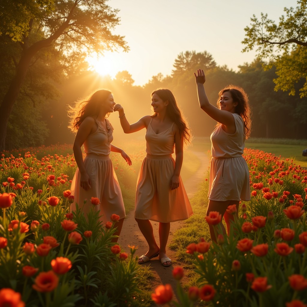 Free Dancing through poppies Image - Sunset, Poppies, Golden | Download ...
