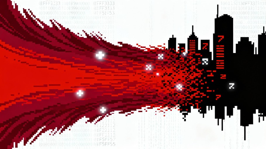 Free Digital Chaos Unleashed Image - Pixel, Cyberpunk, Glitch ...