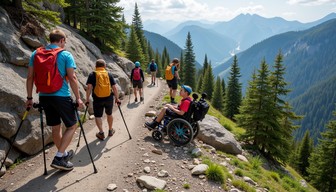 Trail Inclusivity Free Inclusive mountain trail Image - Hiking, Mountains, Accessibility ...