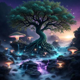 Free Mystical Tree Mandala Image - Fantasy, Surreal, Tree | Download at ...