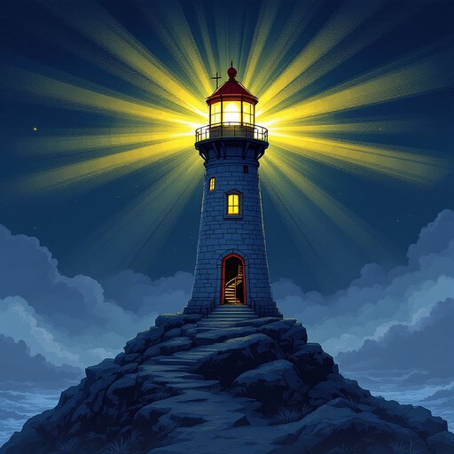 Free Beacon Through Storm Image - Lighthouse, Beacon, Pixel | Download ...