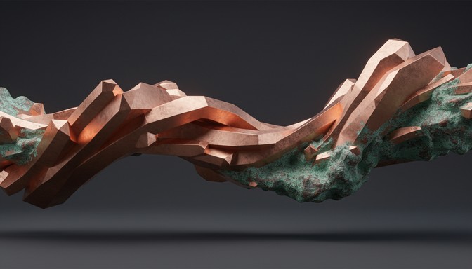 Free Copper Crystal Geometry Image - Copper, Crystal, Geometric ...