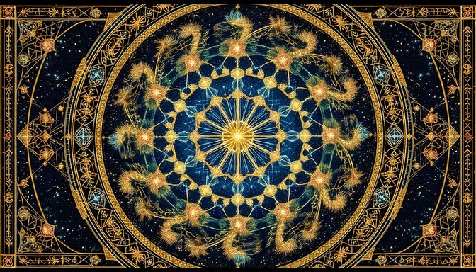 Ancient Cellular Design Free Cellular Mandala Art Image - Mandala, Cellular, Biology | Download ...