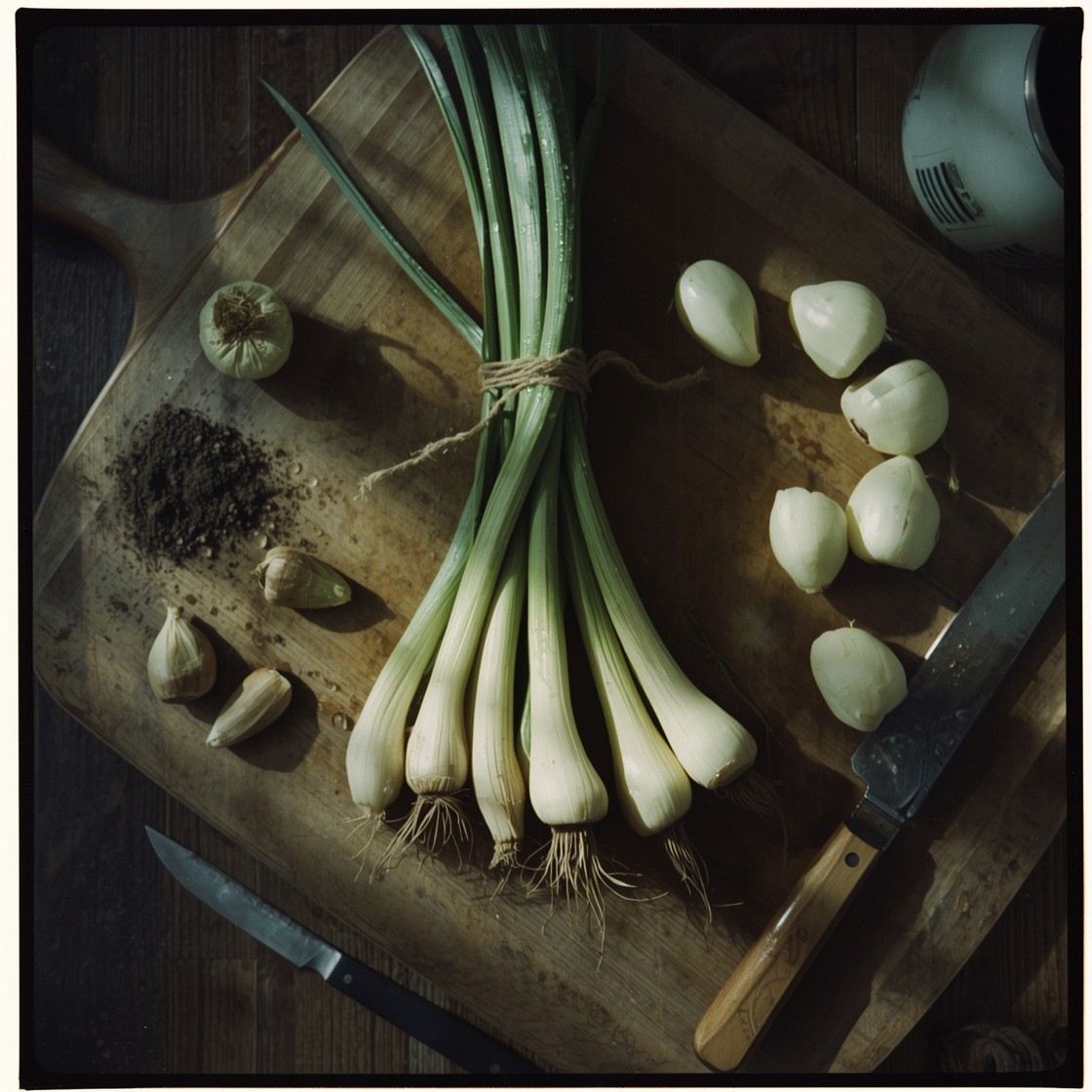 Fancy Spring Onions Free Rustic Spring Onions Photo - Onions, Scallions, Vegetables ...